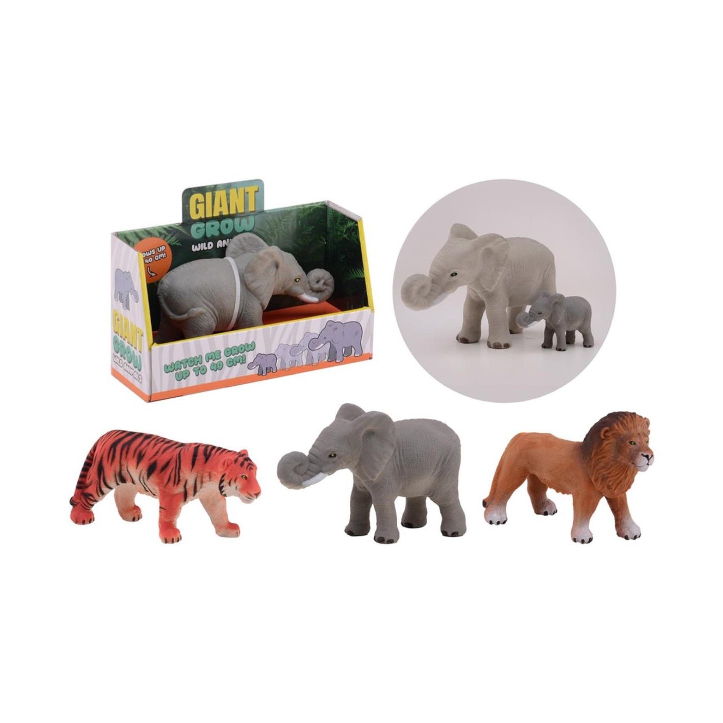 Johntoy john toy reuze groeiend wild dier