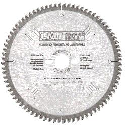 Cmt afkortzaag 250x3.2x30 z=80 tcg -6°neg