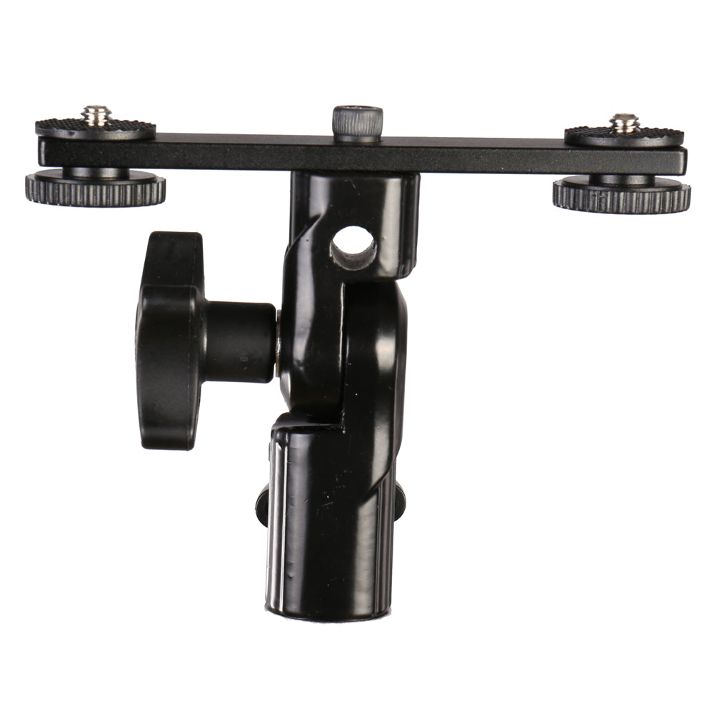 Falcon eyes twin mount tilting bracket + 2 x flitsschoen cld-14a