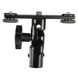 Falcon eyes twin mount tilting bracket + 2 x flitsschoen cld-14a - afbeelding 3