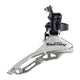 Shimano voorderailleur tourney fd-ty300 3x6 7 speed - down swing - down pull - hoge klem ø31,8 mm - 42t - (66-69°)