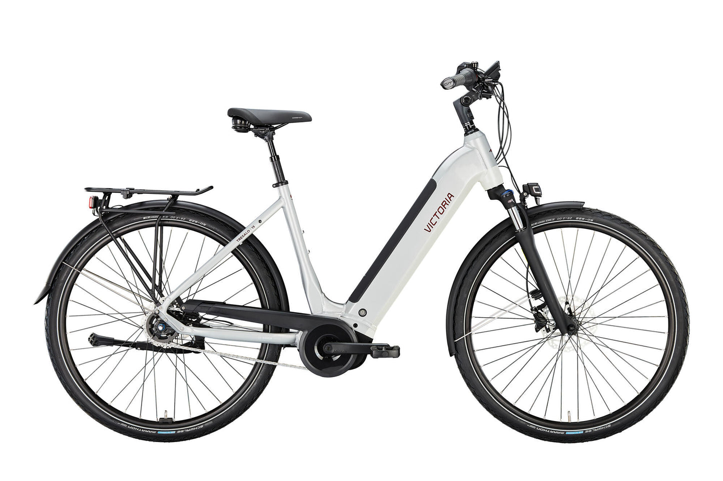 Victoria elektrische trekkingfiets tresalo 15 (#1) ebike vict. tresalo 15 28 44 5sp cb silver