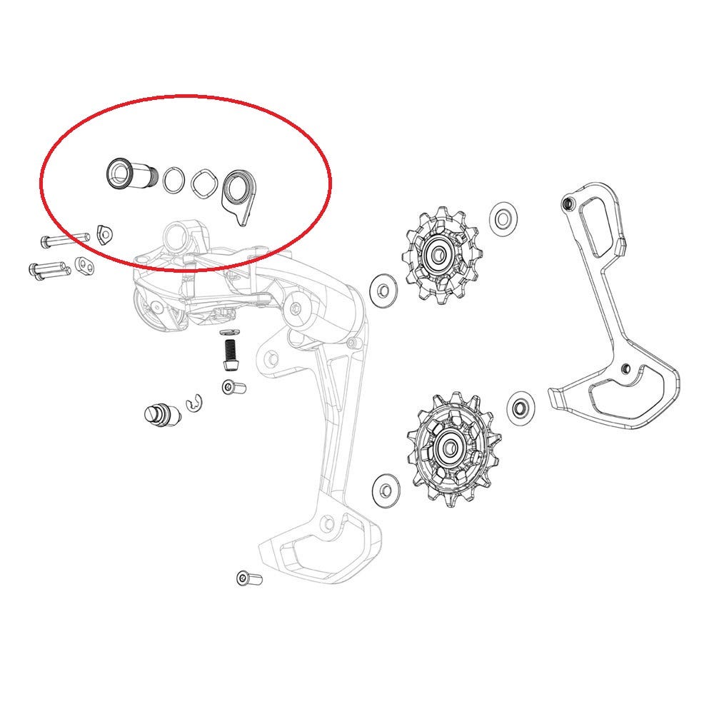 Sram derad red axs e1 xplr bout kit zw