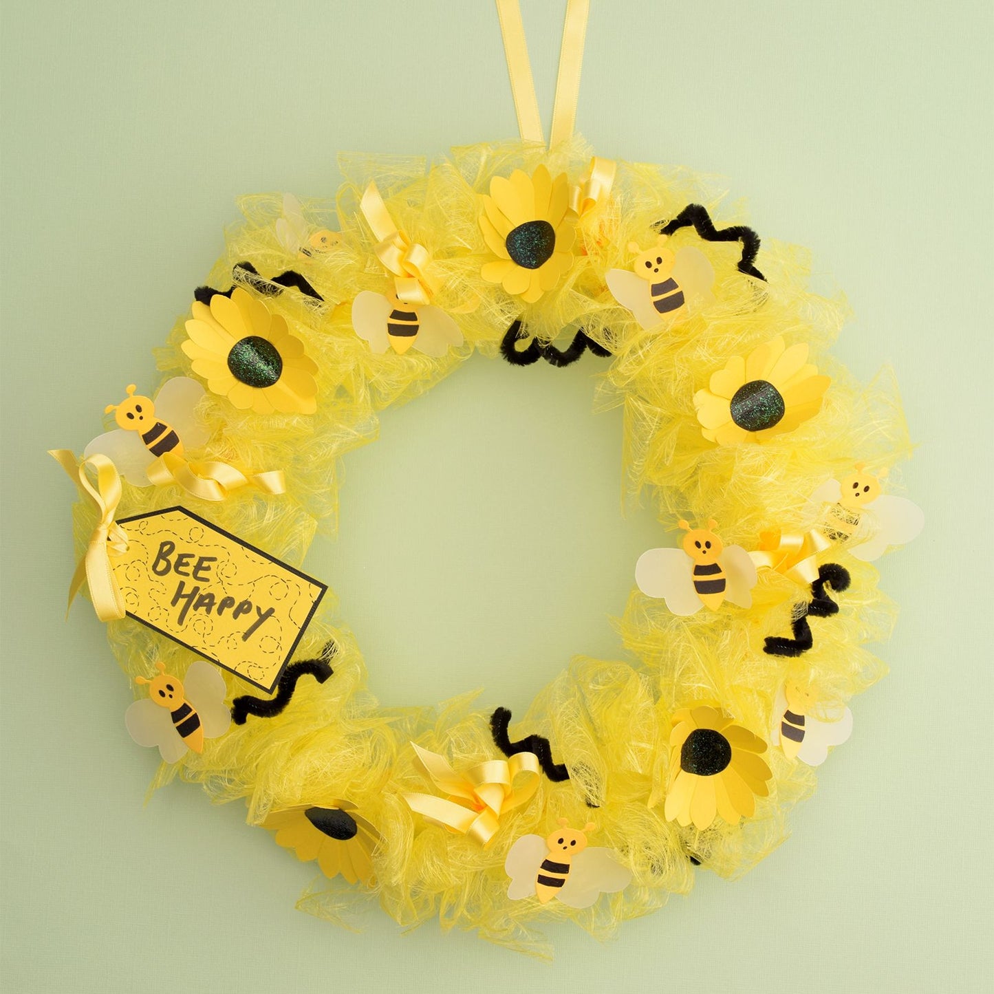 Vaessen creative • sizoweb 5mx30cm in koker geel