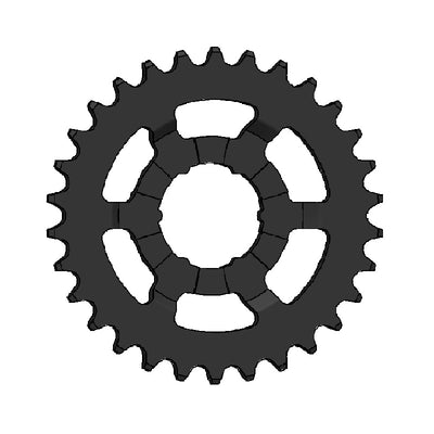 Shimano tandwiel xtrabike 30t doorgezet 3 32 2mm