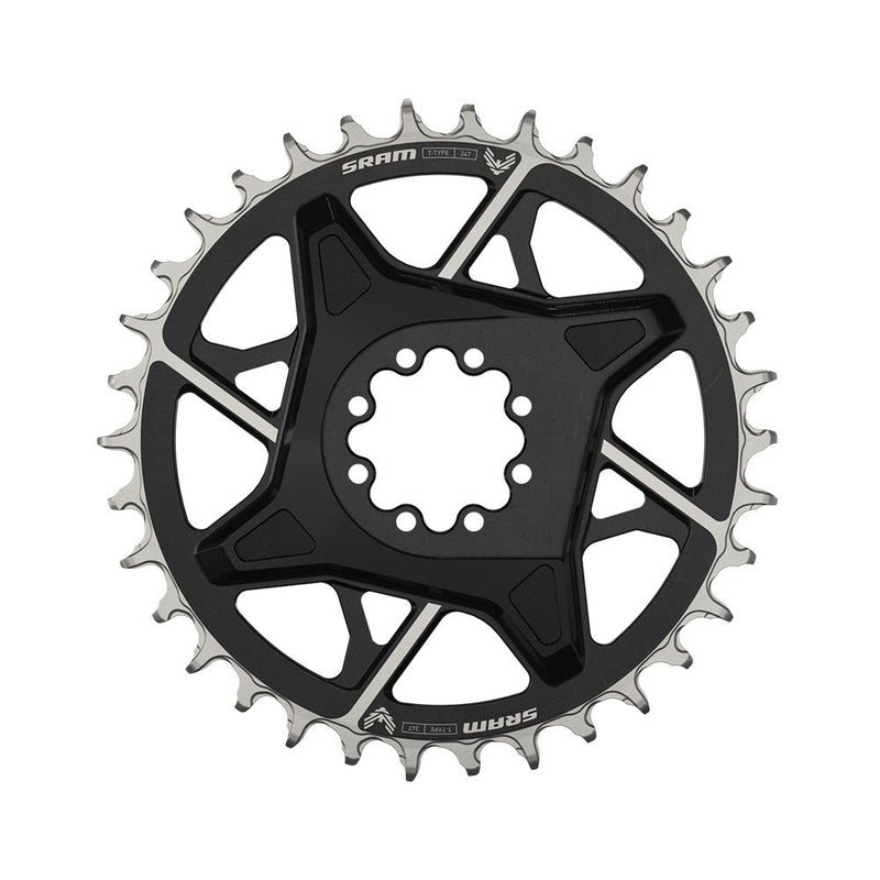 Sram kettingblad t-type eagle 34t dm - 6mm offset xx downhill zwart