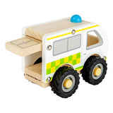 Bigjigs houten ambulance - afbeelding 5