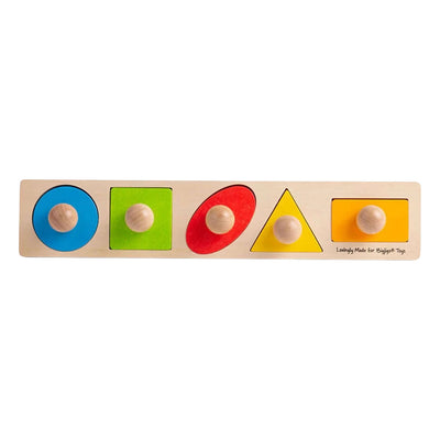 Bigjigs houten vormenpuzzel - 5st.