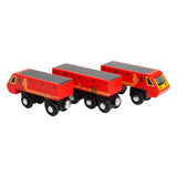 Bigjigs houten posttrein - 5dlg. - afbeelding 3