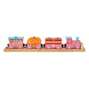 Bigjigs houten snoeptrein - 10dlg.