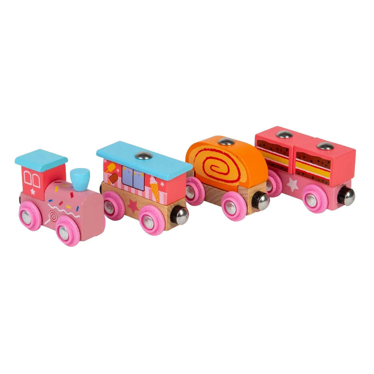 Bigjigs houten snoeptrein - 10dlg.