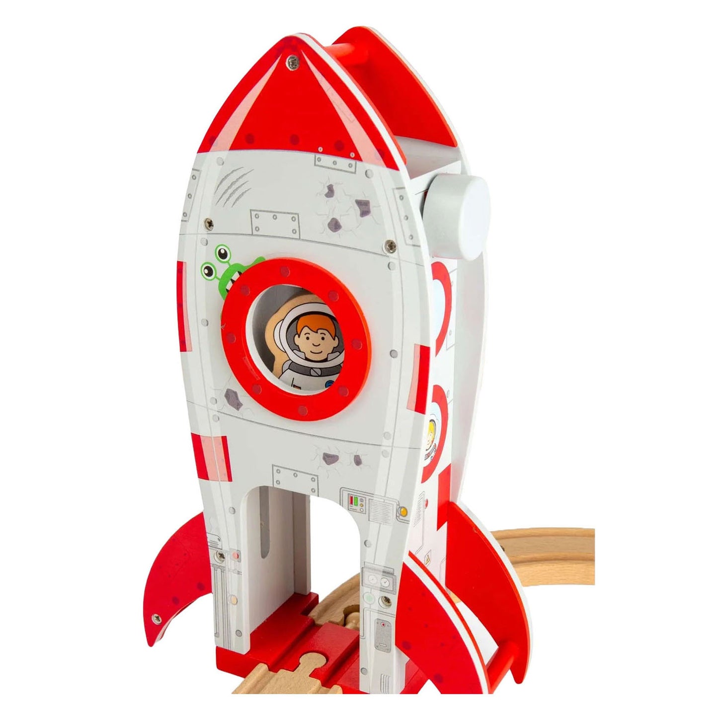 Bigjigs houten rails - raket