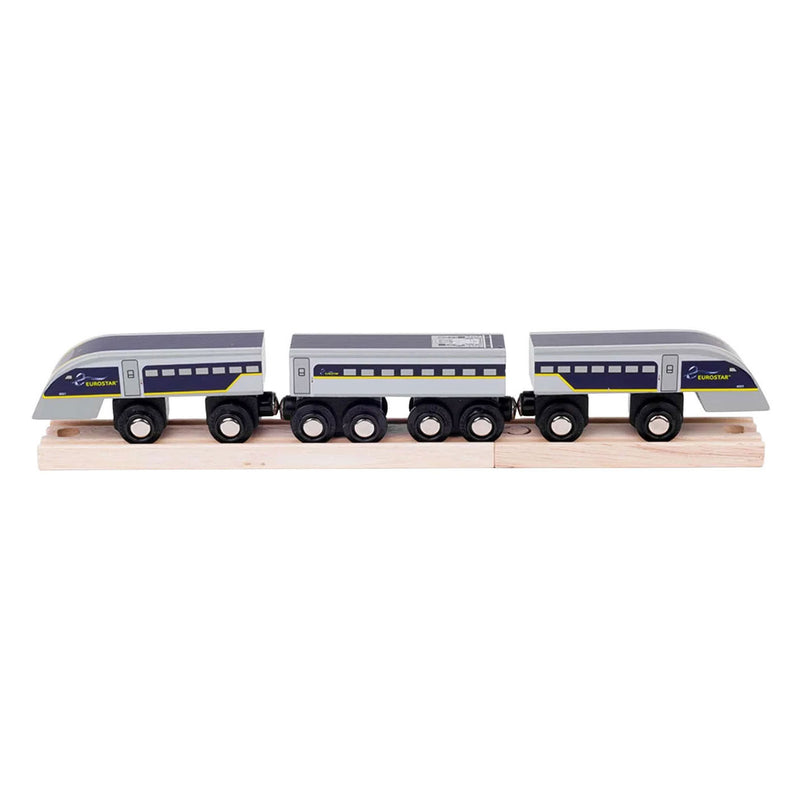 Bigjigs houten trein eurostar e320 - 5dlg.