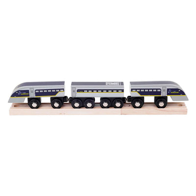 Bigjigs houten trein eurostar e320 - 5dlg.