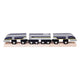 Bigjigs houten trein eurostar e320 - 5dlg.