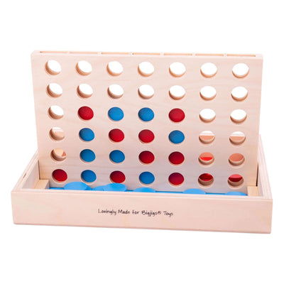 Bigjigs houten spel 4 op een rij