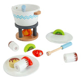 Bigjigs houten chocoladefondue speelset - 16dlg. - afbeelding 1