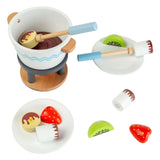 Bigjigs houten chocoladefondue speelset - 16dlg. - afbeelding 2