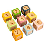 Bigjigs houten zachte sorteerblokken - 9dlg. - afbeelding 4