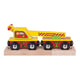 Bigjigs houten kraanwagon - 4dlg.