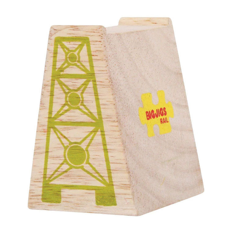 Bigjigs houten rails - brugpilaren - 4dlg.
