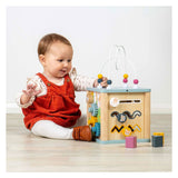 Bigjigs houten vormenstoof met kralenspiraal - 5dlg. - afbeelding 3