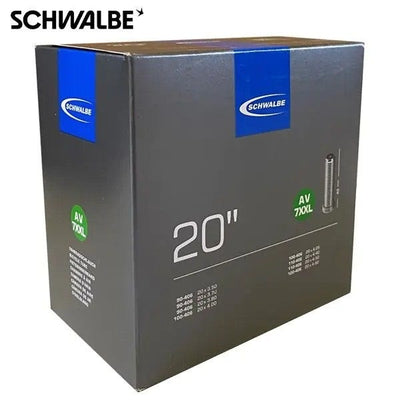 Schwalbe fatbike binnenband - 20x4.00-4.90 - schrader ventiel 40mm - duurzaam en betrouwbaar