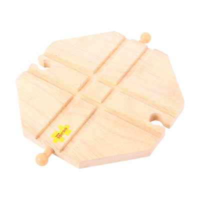 Bigjigs houten rails - kruisingsplateau