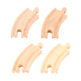 Bigjigs houten rails - korte bochten, 4st. - afbeelding 1