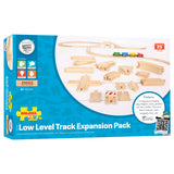 Kruising bigjigs houten rails uitbreidingsset, 25dlg. - afbeelding 2
