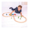 Bigjigs houten treinbaan - - 8-vormig - 26-delig