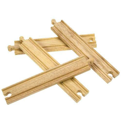 Bigjigs houten rails - recht lang