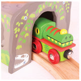 Bigjigs houten t-rex tunnel - afbeelding 2
