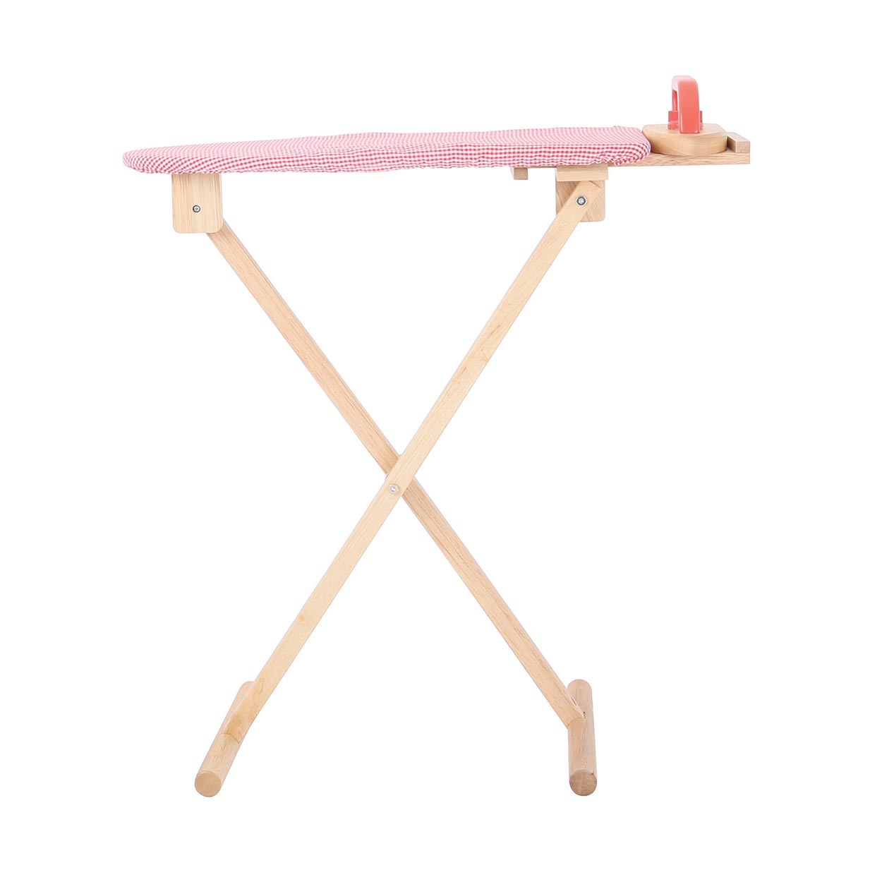 Playwood bigjigs houten strijkplank strijkijzer