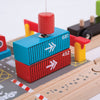 Bigjigs houten rails - container scheepswerf