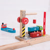 Bigjigs houten rails - container scheepswerf