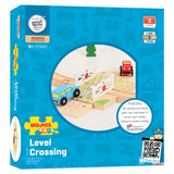 Bigjigs houten rails - spoorwegovergang - afbeelding 2