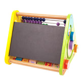 Bigjigs speelgoed telraam met letters en krijtbord - green toys - afbeelding 3