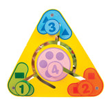 Bigjigs speelgoed telraam met letters en krijtbord - green toys - afbeelding 4