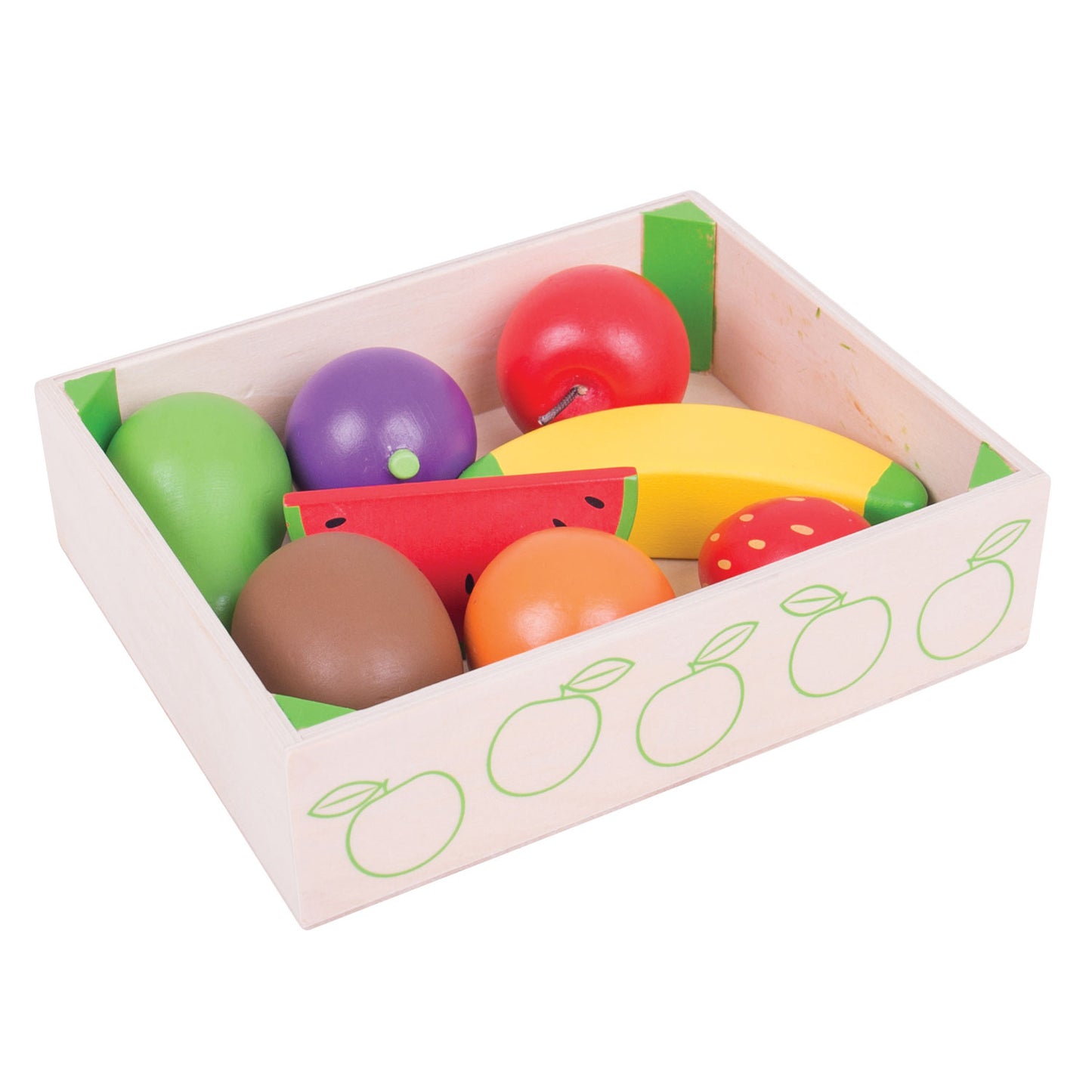 Bigjigs kratje met fruit