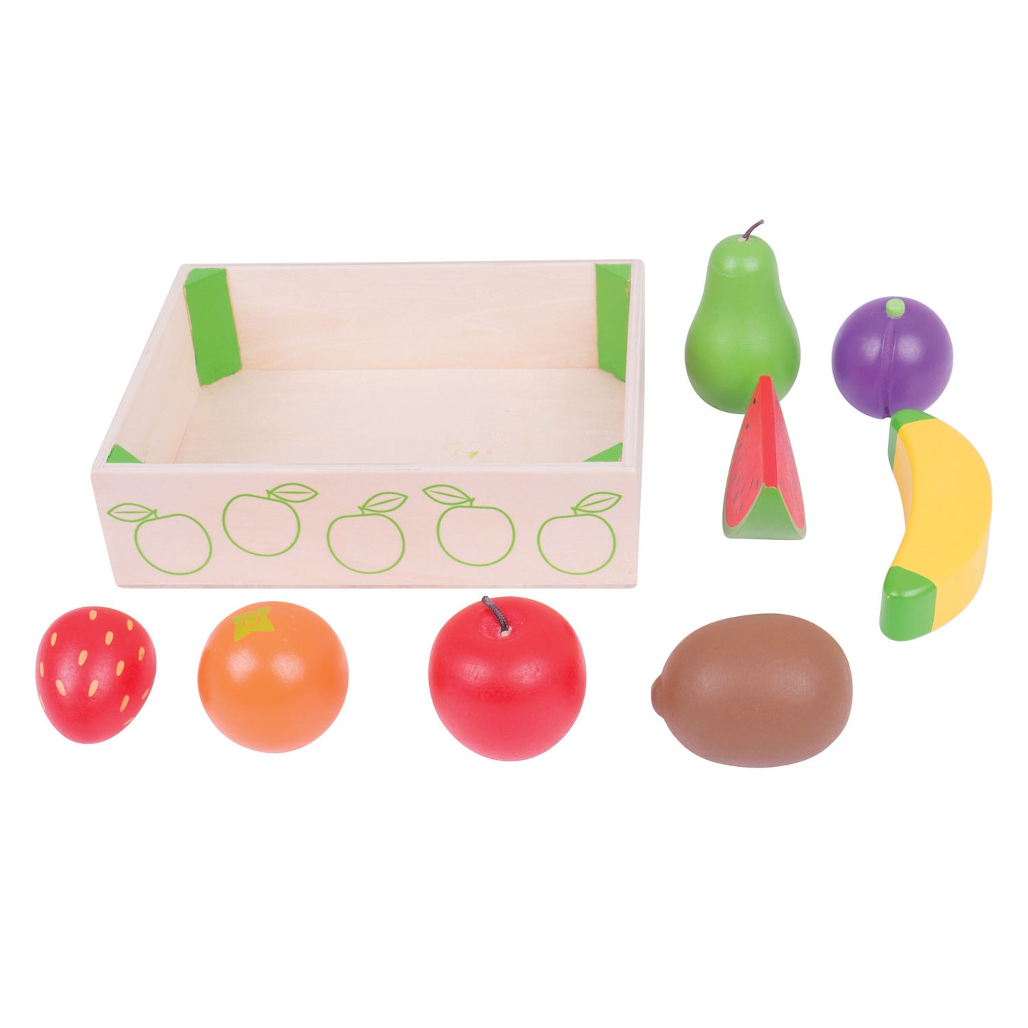 Bigjigs kratje met fruit