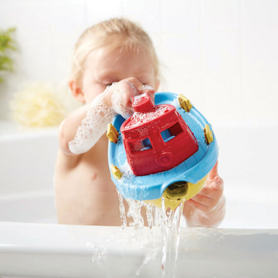 Green toys sleepboot gieter boot water