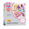 Bigjigs poppenhuis meubeltjes - - hout - meubels poppen - 26-delig