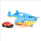 Green toys vrachtvliegtuig met auto - afbeelding 1