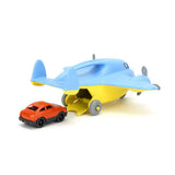 Green toys vrachtvliegtuig met auto - afbeelding 2