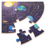 Bigjigs vloerpuzzel zonnestelsel rond, 39cm - afbeelding 5