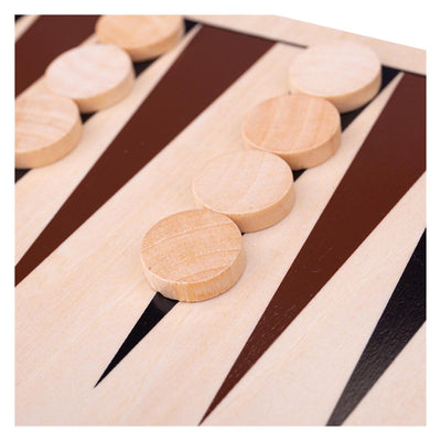 Bigjigs backgammon houten bordspel
