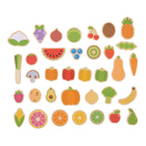 Bigjigs houten groente en fruit magneten - - vanaf 3 jaar - afbeelding 2