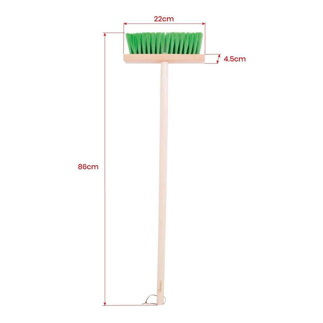 Bigjigs bezem met lange steel