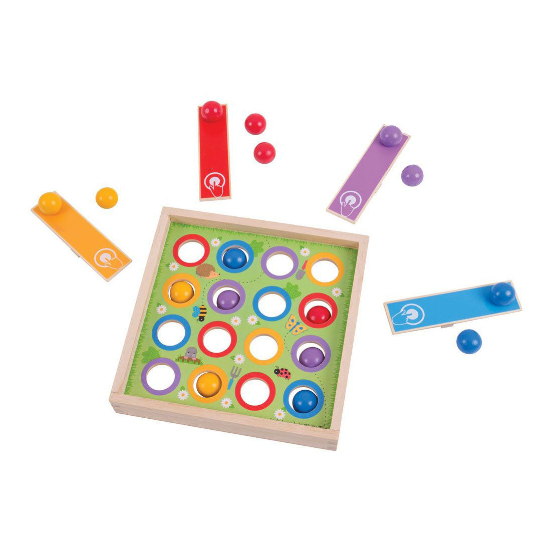 Bigjigs houten planten schietspel